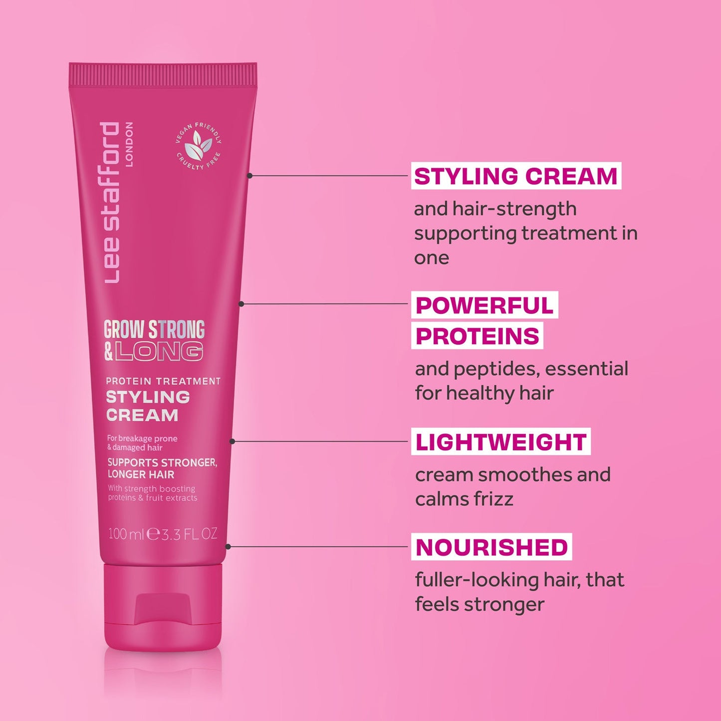 Grow Strong & Long Protein Treatment Styling Cream