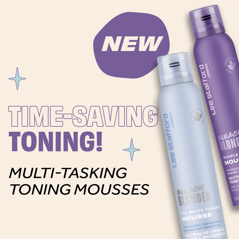 Blonde Ambition Achieved: Tone, Style and Protect, introducing our multi-tasking Toning Mousses for Blonde hair