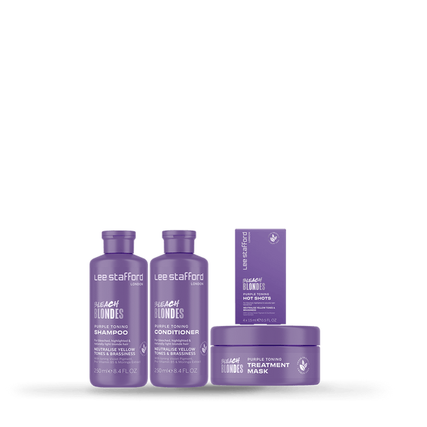 Lee Stafford Ultimate Bleach Blondes Purple Toning Kit