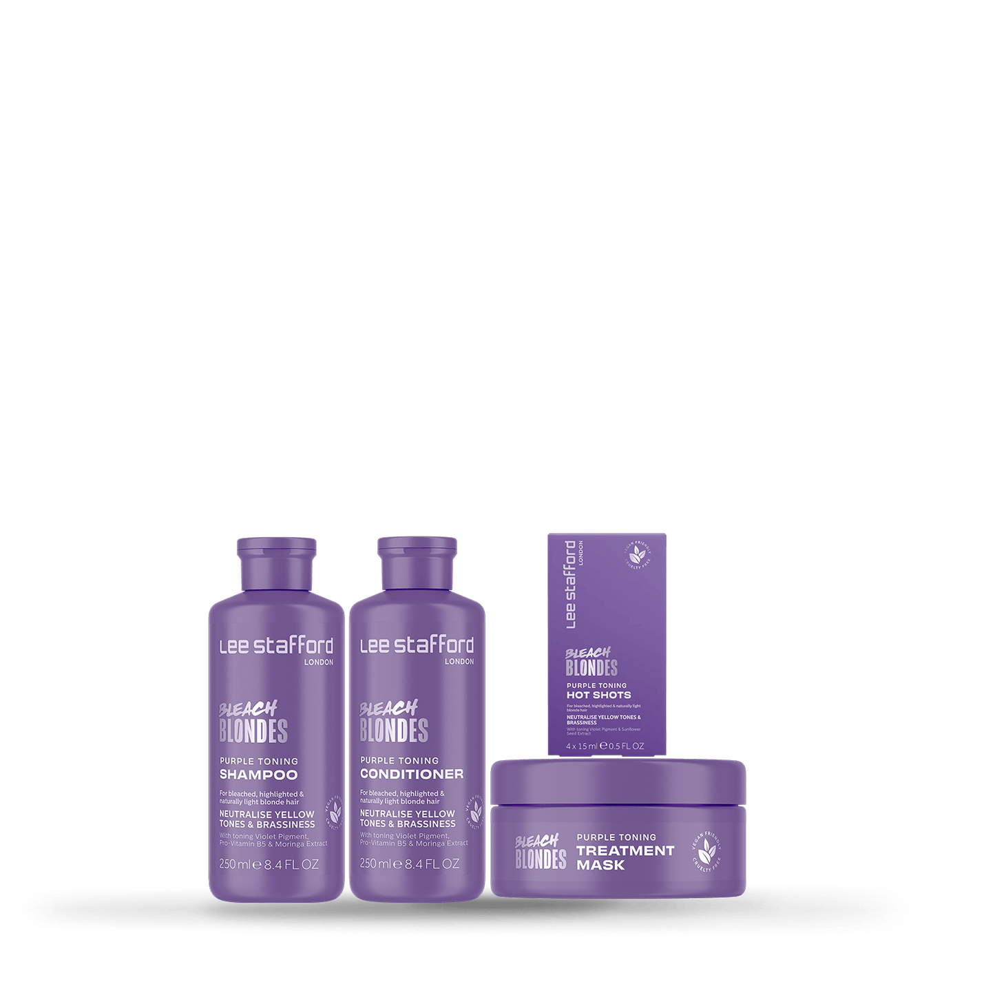 Lee Stafford Ultimate Bleach Blondes Purple Toning Kit