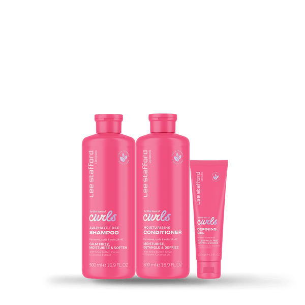 Lee Stafford UK For The Love Of Curls Wash & Define Starter Kit