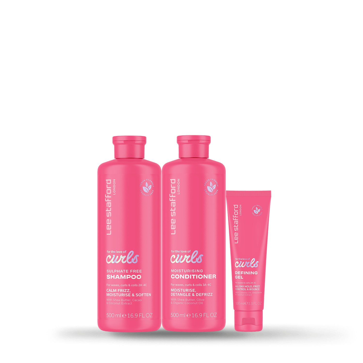 Lee Stafford UK For The Love Of Curls Wash & Define Starter Kit