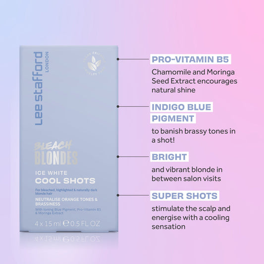 Bleach Blondes Ice White Toning Cool Shots 4x15ml