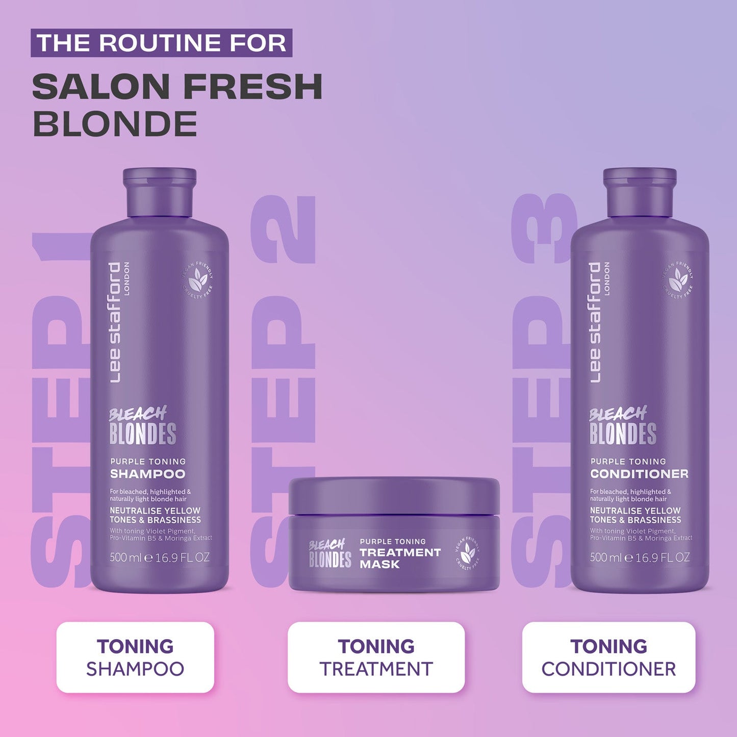 Bleach Blondes Purple Toning Shampoo 500ml