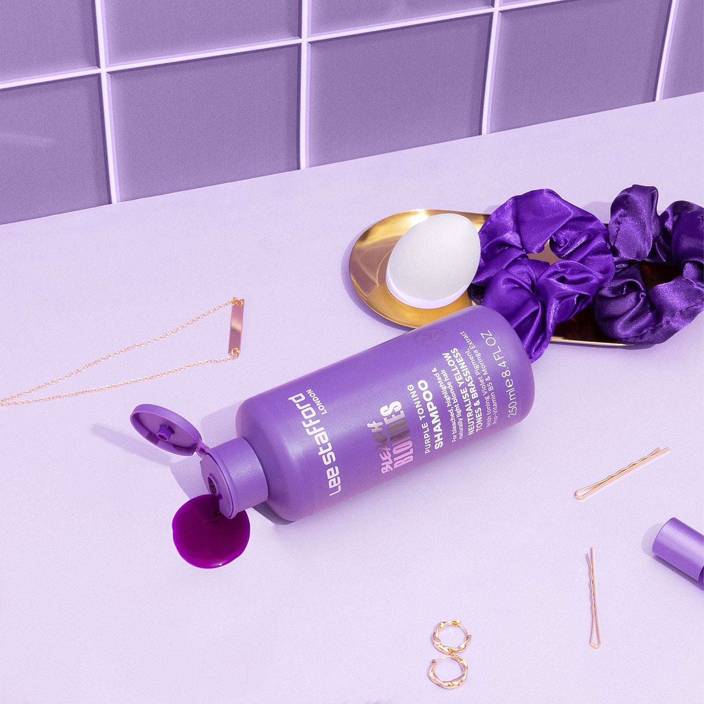 Bleach Blondes Purple Toning Shampoo