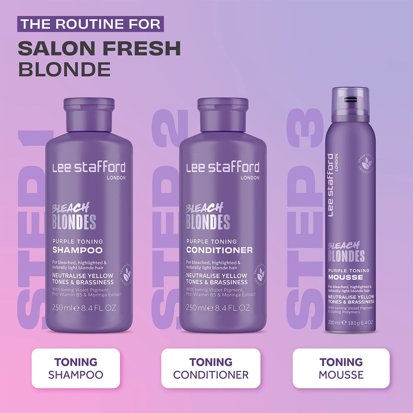 Bleach Blondes Purple Toning Mousse