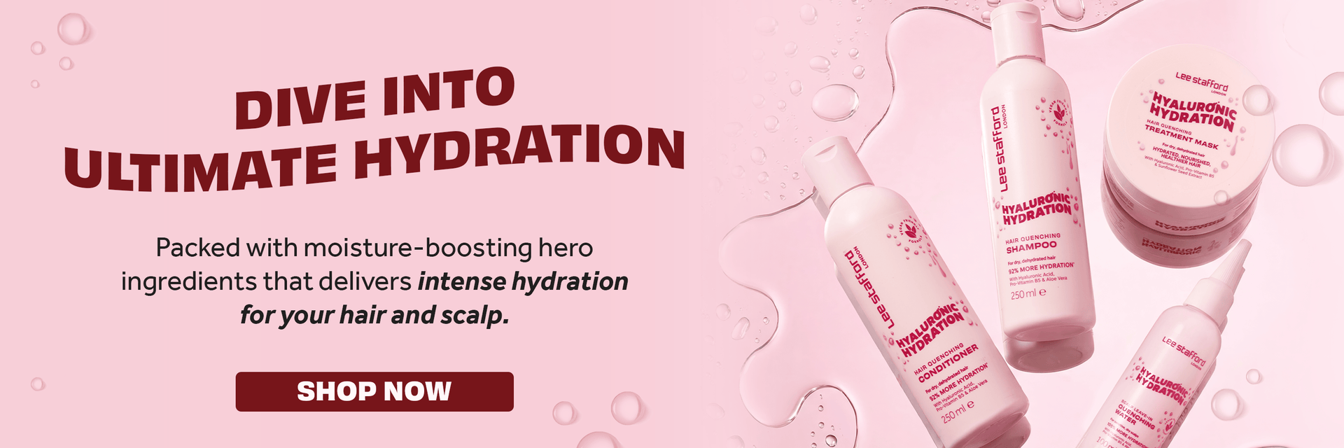 Lee Stafford Hyaluronic Hydration Haircare